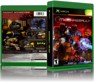MechAssault (USA)3D Boxes Back Front